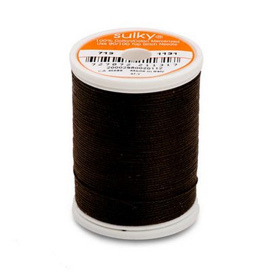 Cotton Thread 12wt 330yd 3 Count CLOISTER BROWN - Sewingmachinesplus.com
