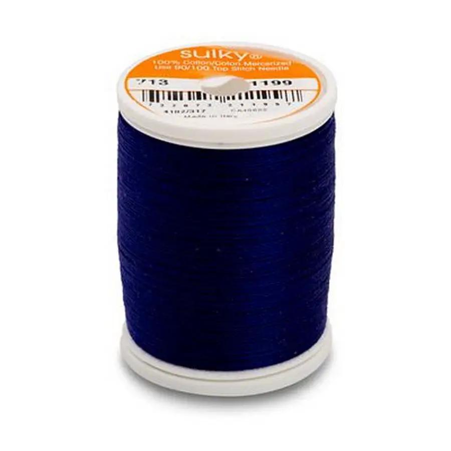 Cotton Thread 12wt 330yd 3 Count ADMIRAL NAVY BLUE - Sewingmachinesplus.com