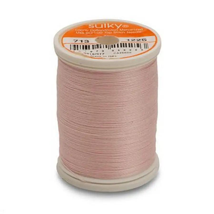 Cotton Thread 12wt 330yd 3ct PASTEL PINK - Sewingmachinesplus.com