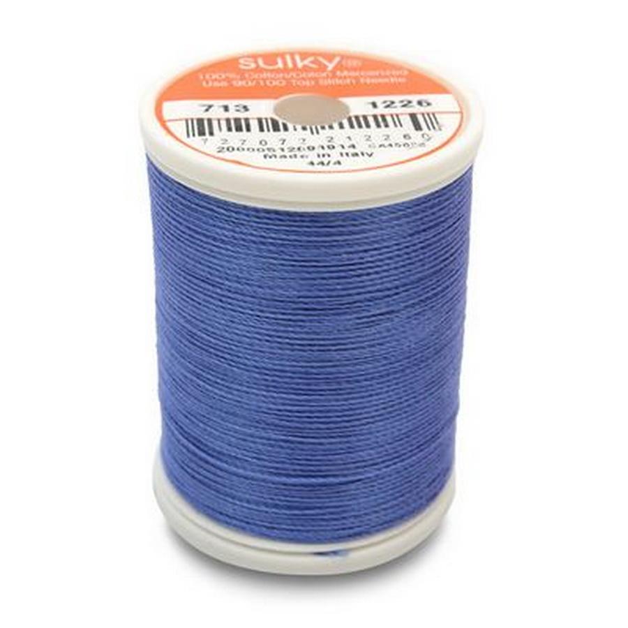 Cotton Thread 12wt 330yd 3 Count DARK PERIWINKLE - Sewingmachinesplus.com
