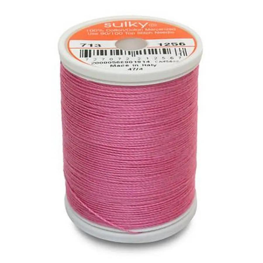 Cotton Thread 12wt 330yd 3ct SWEET PINK - Sewingmachinesplus.com
