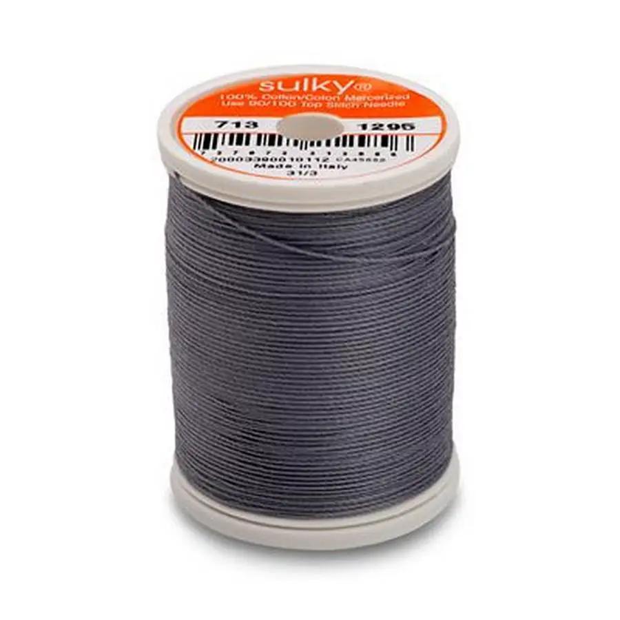 Cotton Thread 12wt 330yd 3ct STERLING - Sewingmachinesplus.com
