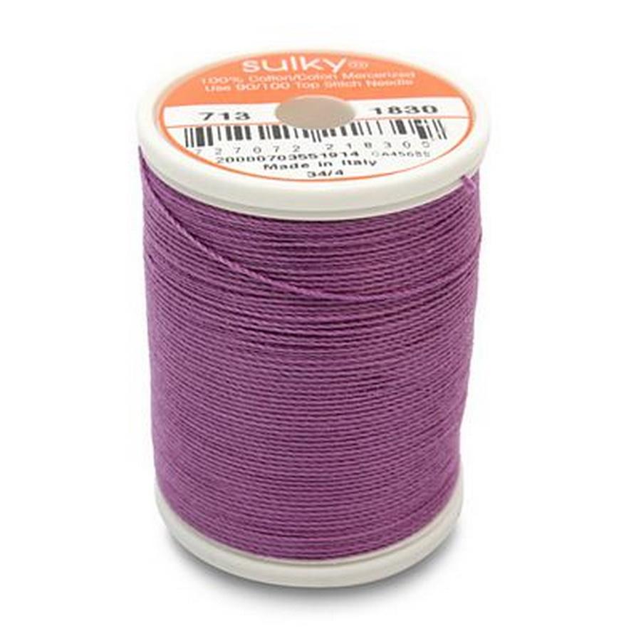 Cotton Thread 12wt 330yd 3 Count LILAC - Sewingmachinesplus.com