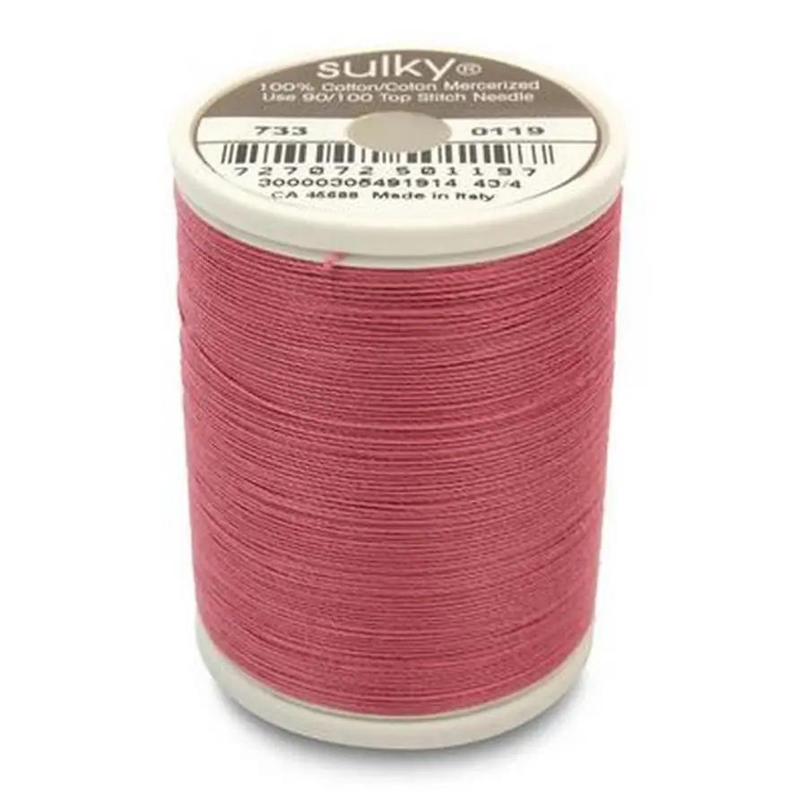 Cotton Thread 30wt 500yd 3ct ROMANTIC ROSE - Sewingmachinesplus.com
