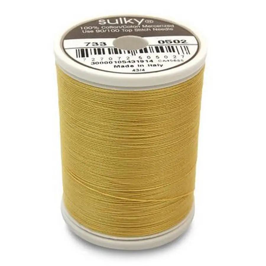 Cotton Thread 30wt 500yd 3ct CORNSILK - Sewingmachinesplus.com