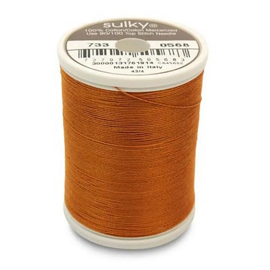 Cotton Thread 30wt 500yd 3ct CINNAMON - Sewingmachinesplus.com