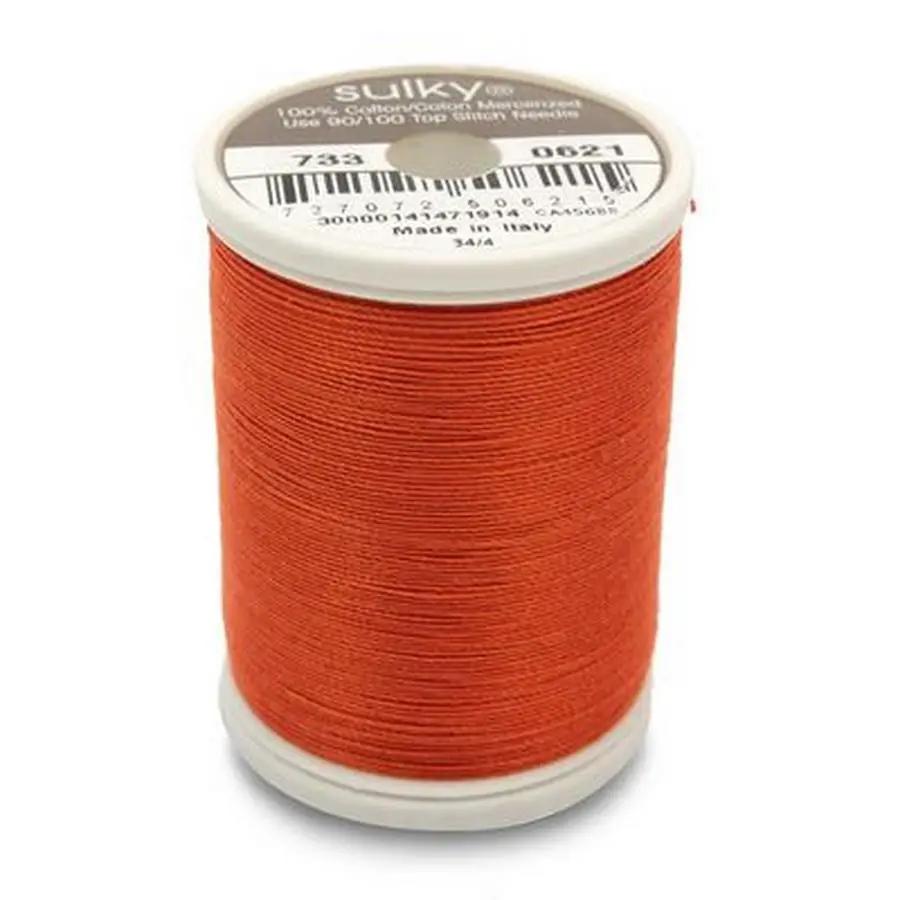 Cotton Thread 30wt 500yd 3ct SUNSET - Sewingmachinesplus.com