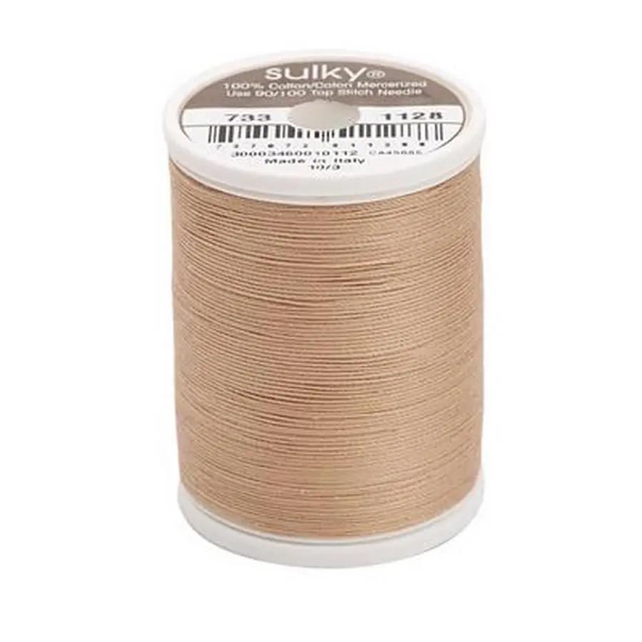 Cotton Thread 30wt 500yd 3 Count DARK ECRU - Sewingmachinesplus.com