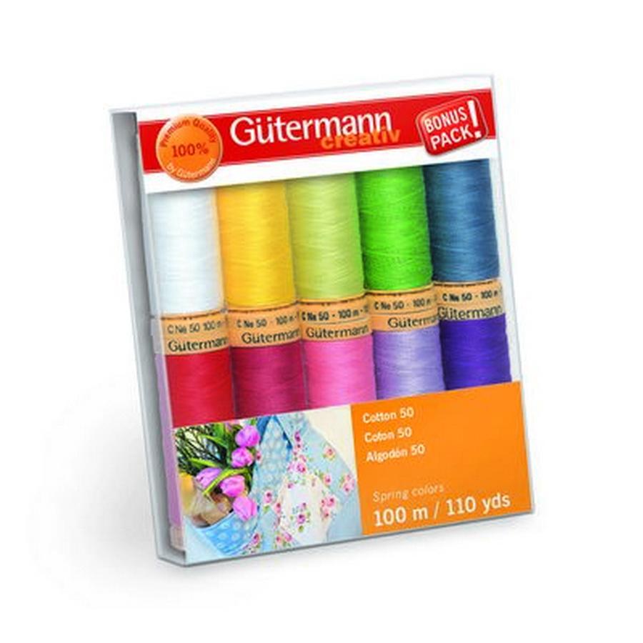Cotton 50 Thread Set Spring 10 - Sewingmachinesplus.com