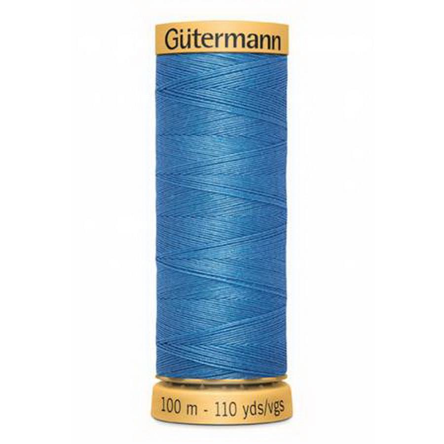 Natural Cotton 50wt 100M 3ct - Medium Blue - Sewingmachinesplus.com