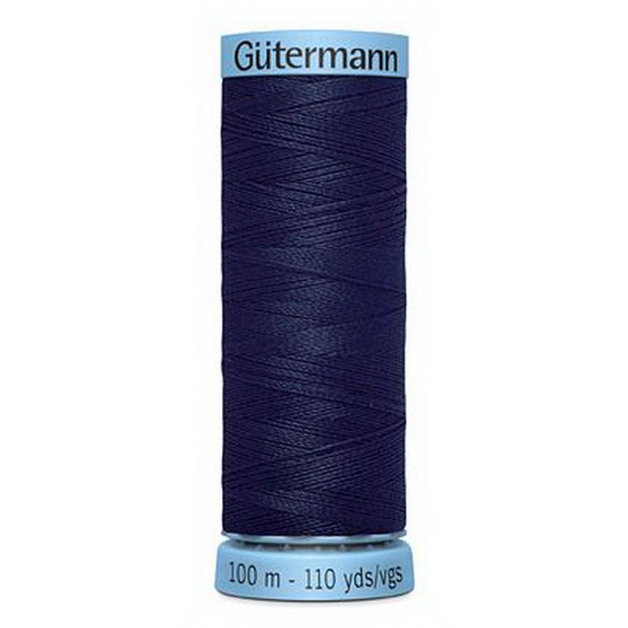 Pure Silk Thread 100m 3ct - Midnight Blue - Sewingmachinesplus.com
