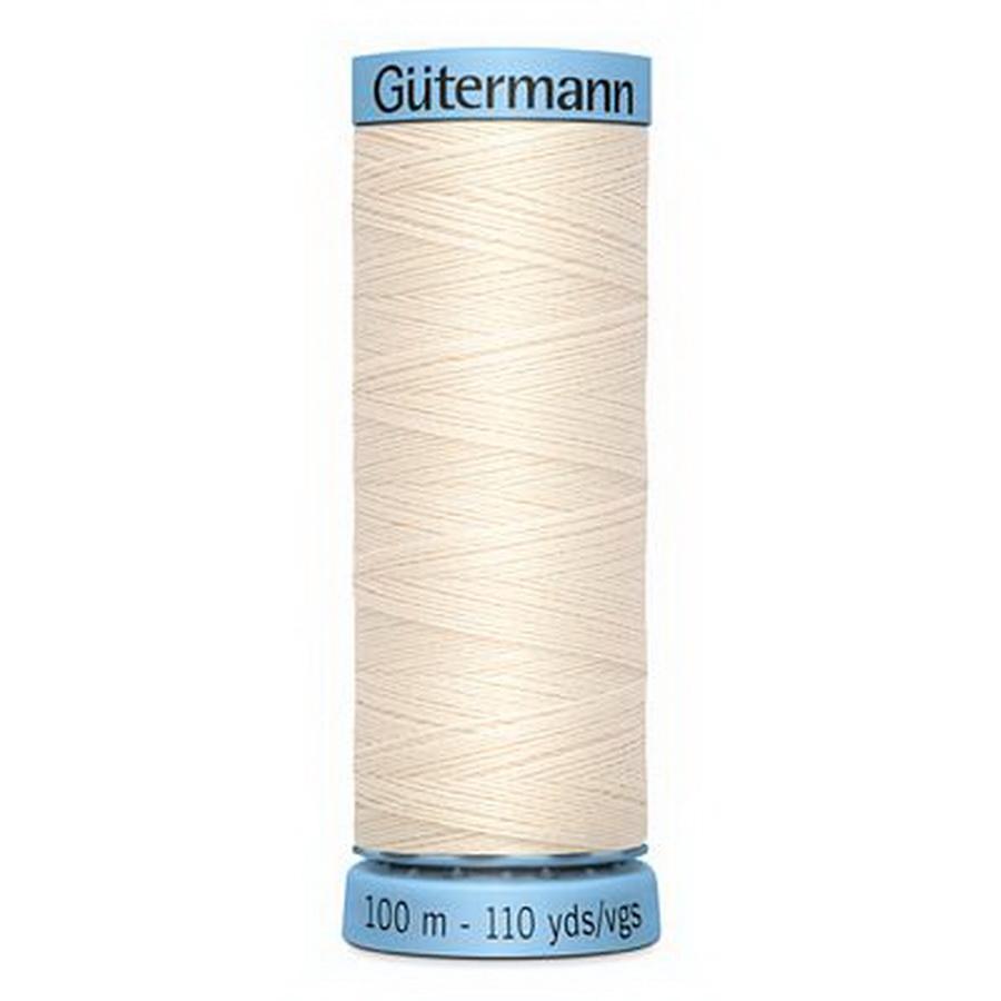 Pure Silk Thread 100m 3ct - Almost White - Sewingmachinesplus.com
