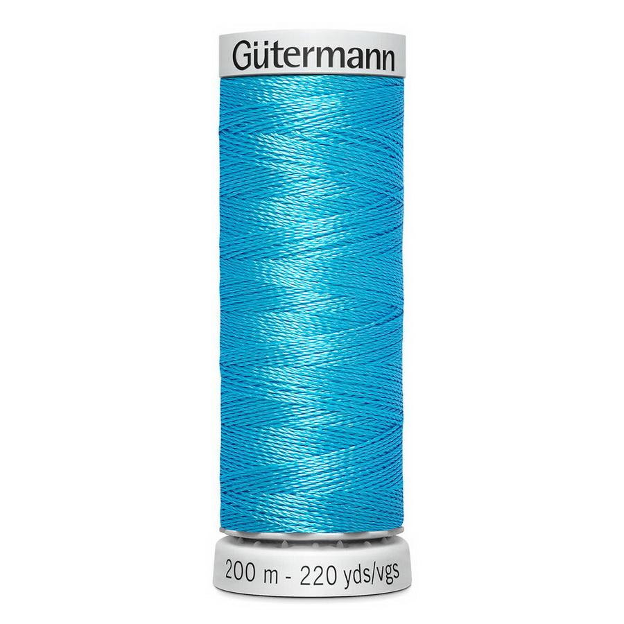 Dekor Rayon Thread 40wt 200m 3ct - Blue - Sewingmachinesplus.com