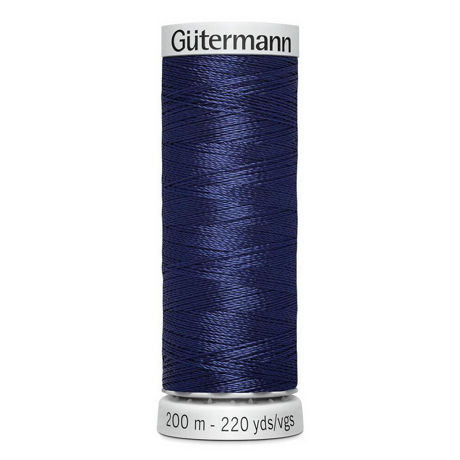 Dekor Rayon Thread 40wt 200m 3ct - Medium Navy - Sewingmachinesplus.com