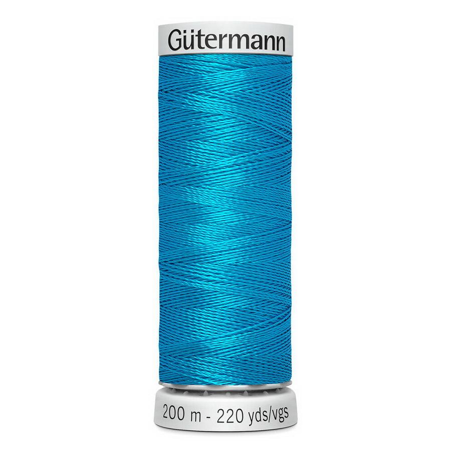 Dekor Rayon Thread 40wt 200m 3ct - Sapphire Blue - Sewingmachinesplus.com