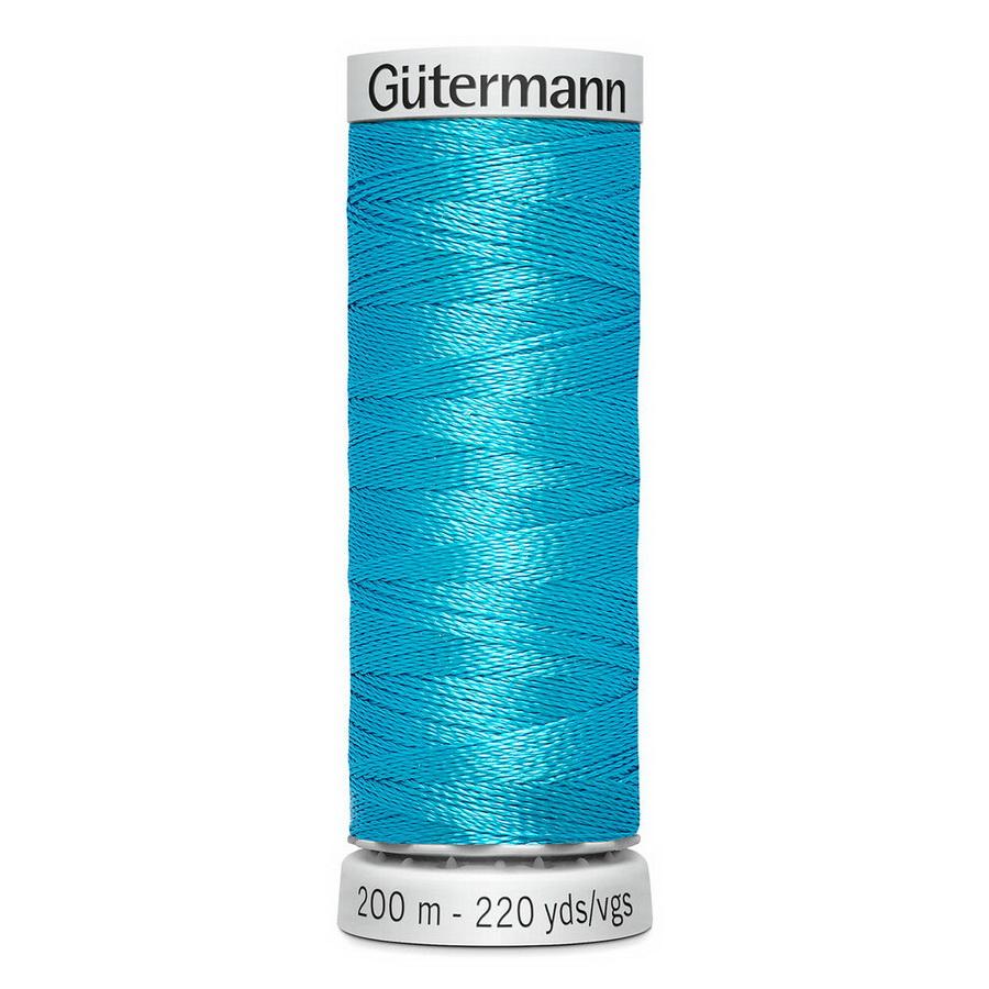 Dekor Rayon Thread 40wt 200m 3ct - Blue Hawaii - Sewingmachinesplus.com