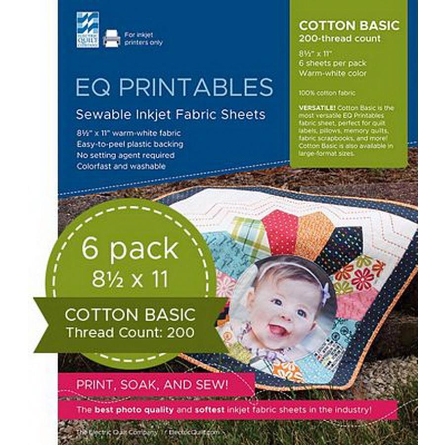 EQ Printables Inkjet Fabric Sh - Sewingmachinesplus.com