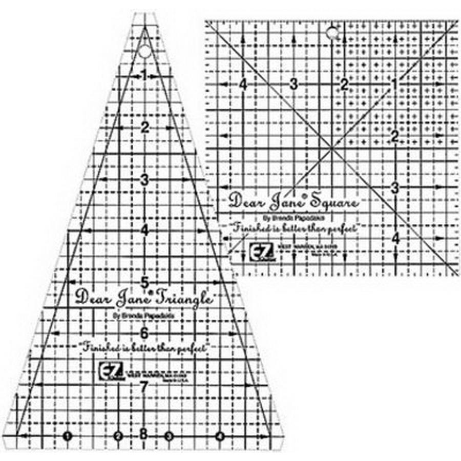EZ Quilting EZ Dear Jane Wedge & Square