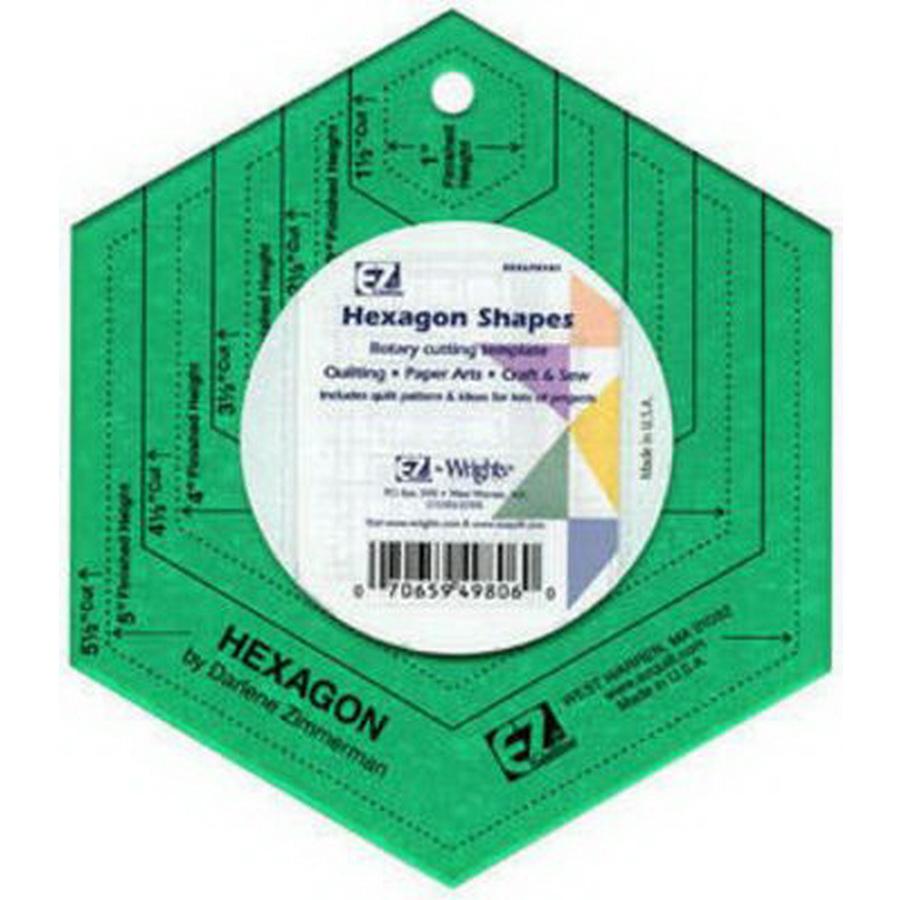EZ Quilting EZ Hexagon Acrylic Shapes 5in