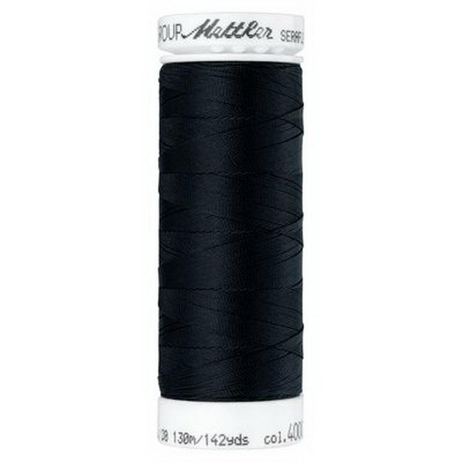Seraflex Thread 50wt 142yds 5ct Black BOX05 - Sewingmachinesplus.com