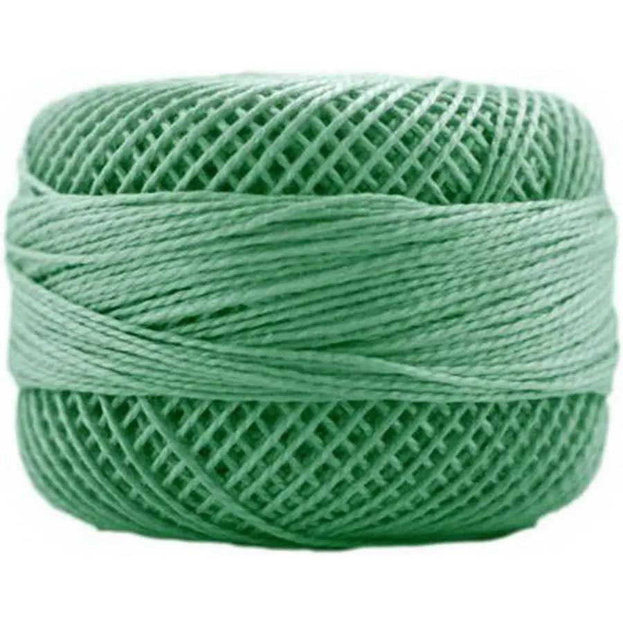 Perle Cotton Sz8 10gm (Box of 10) NILE GREEN - Sewingmachinesplus.com