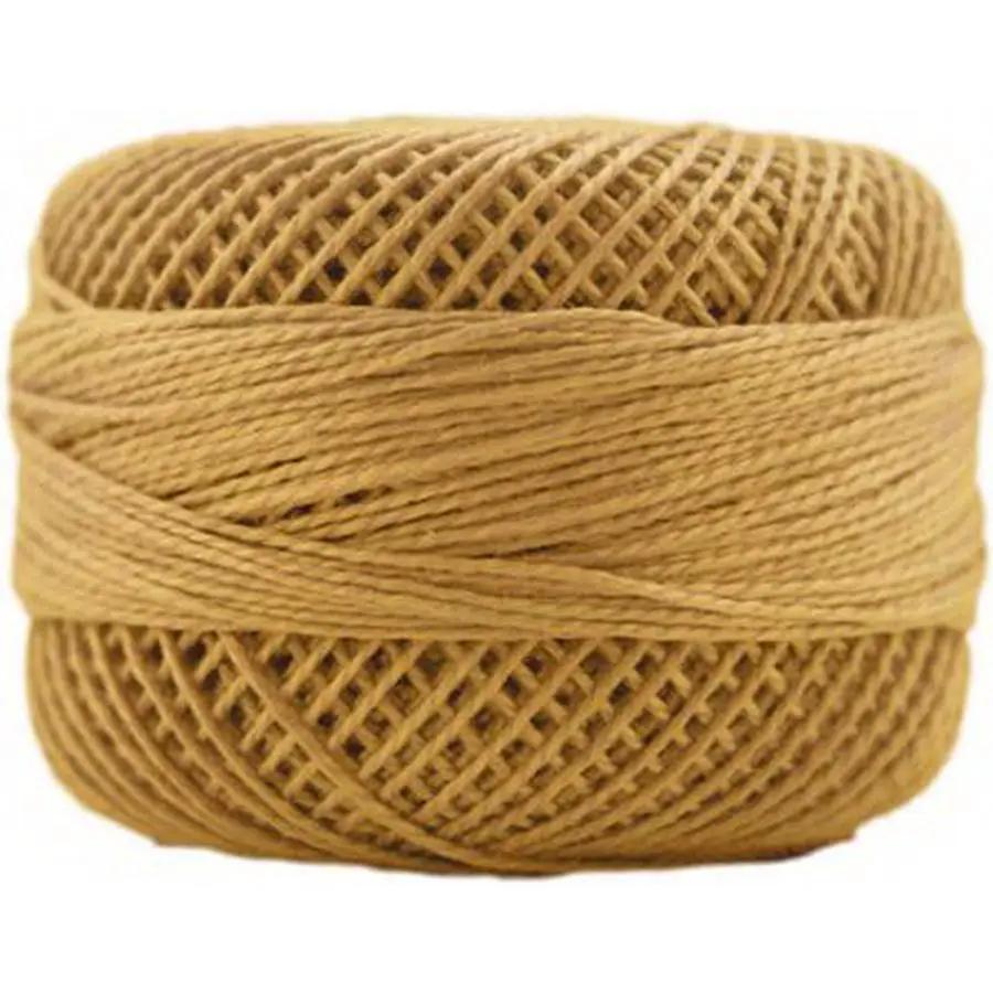 Perle Cotton Sz8 10gm (Box of 10) LIGHT AUTUMN GOLD - Sewingmachinesplus.com