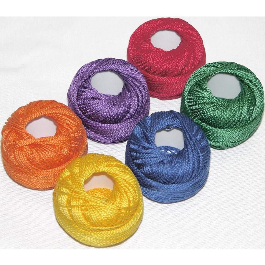 Perle Cotton Thread Sampler Sz12 10gm 6ct CRAYON - Sewingmachinesplus.com