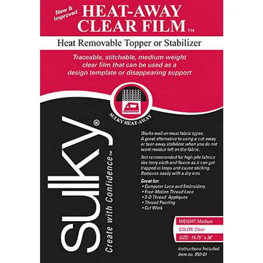 Heat - Away Clear 19 3/4 x 1yd - Sewingmachinesplus.com