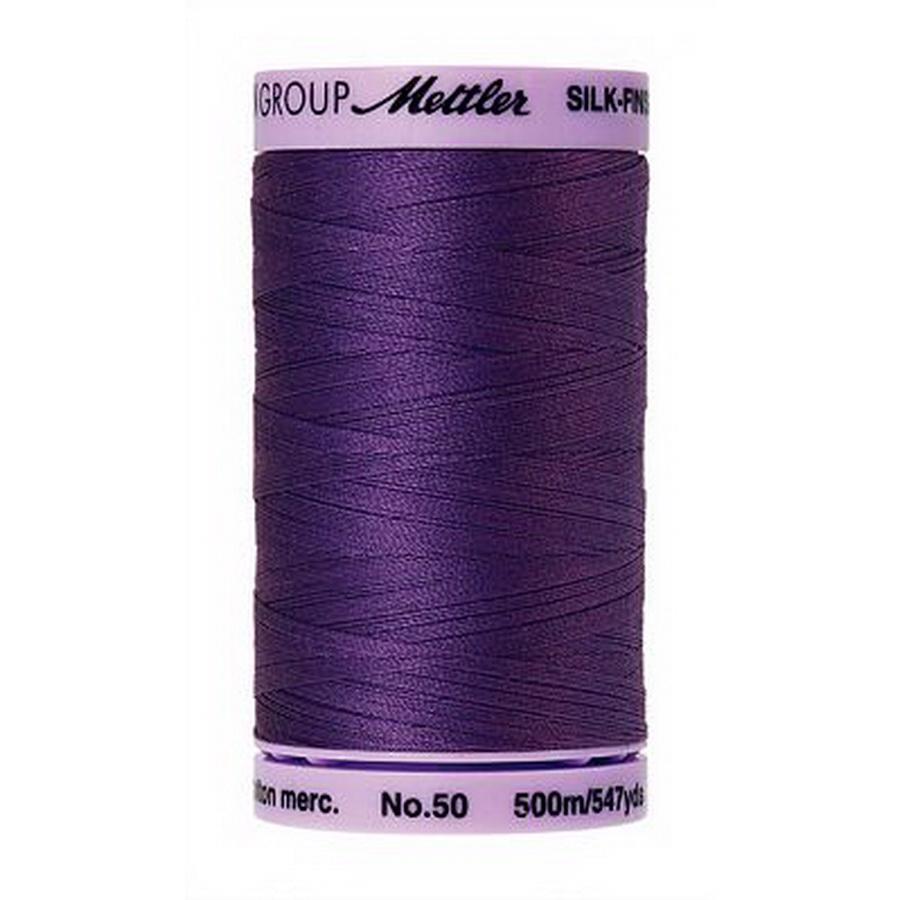 Silk Finish Cotton 50wt 500m 5ct IRIS BLUE BOX05 - Sewingmachinesplus.com