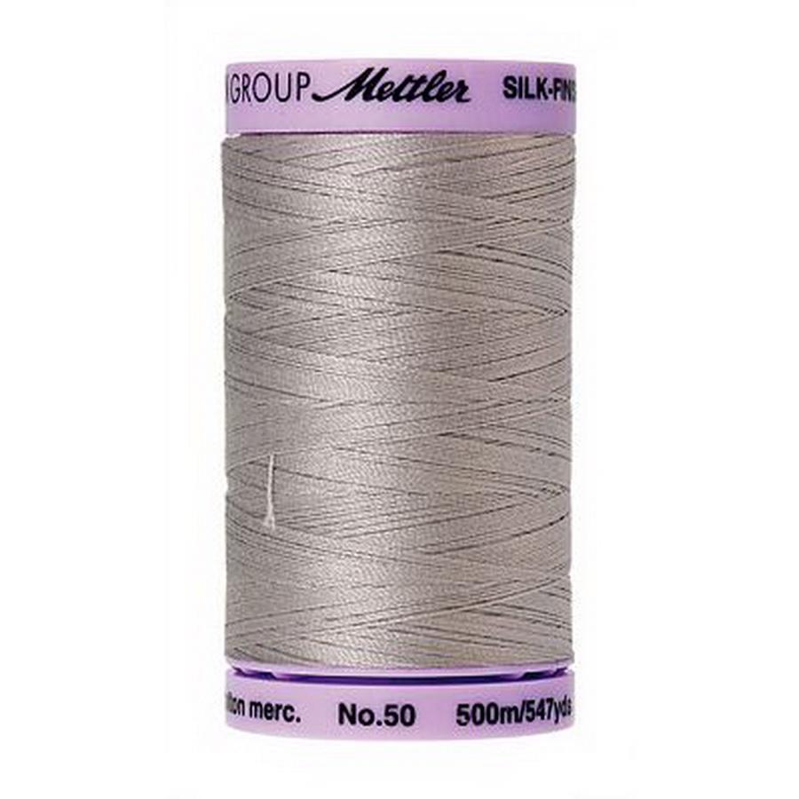 Silk Finish Cotton 50wt 500m (Box of 5) ASH MINT - Sewingmachinesplus.com