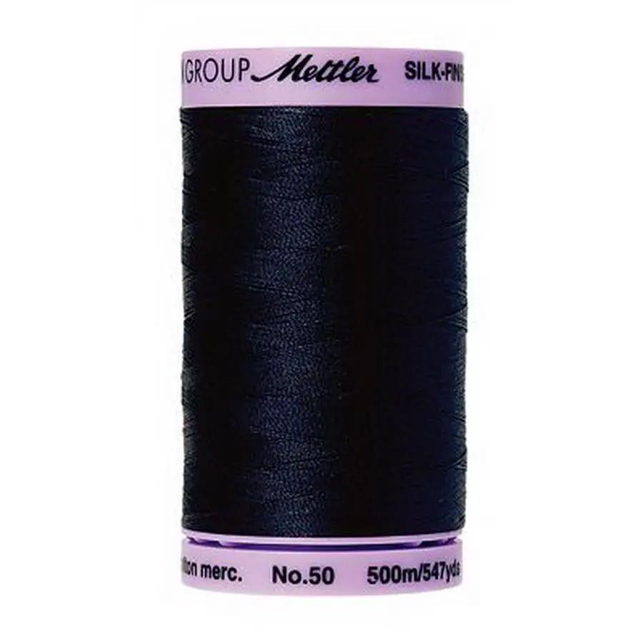 Silk Finish Cotton 50wt 500m (Box of 5) DARK BLUE - Sewingmachinesplus.com