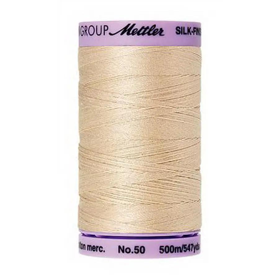 Silk Finish Cotton 50wt 500m 5ct EGGSHELL BOX05 - Sewingmachinesplus.com