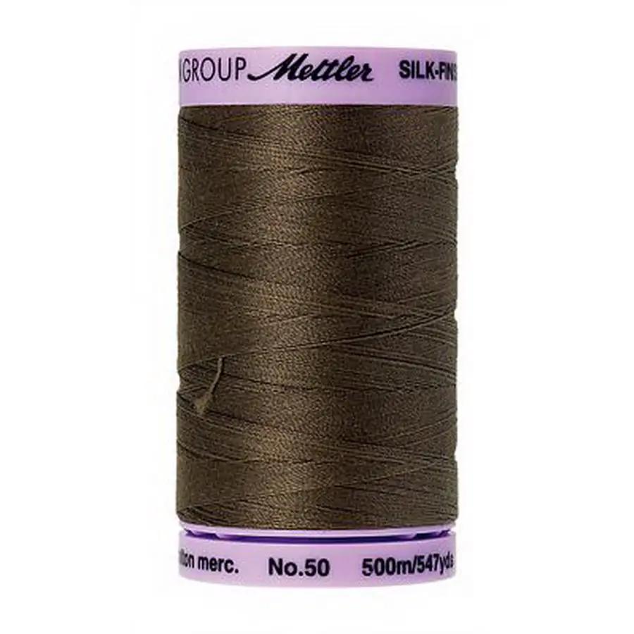 Silk Finish Cotton 50wt 500m 5ct OLIVE BOX05 - Sewingmachinesplus.com