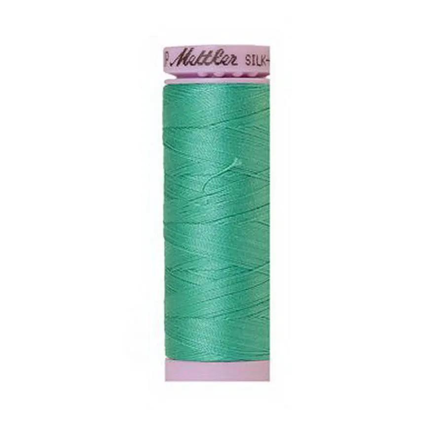 Silk Finish Cotton 50wt 150m 5ct BOTTLE GREEN BOX05 - Sewingmachinesplus.com