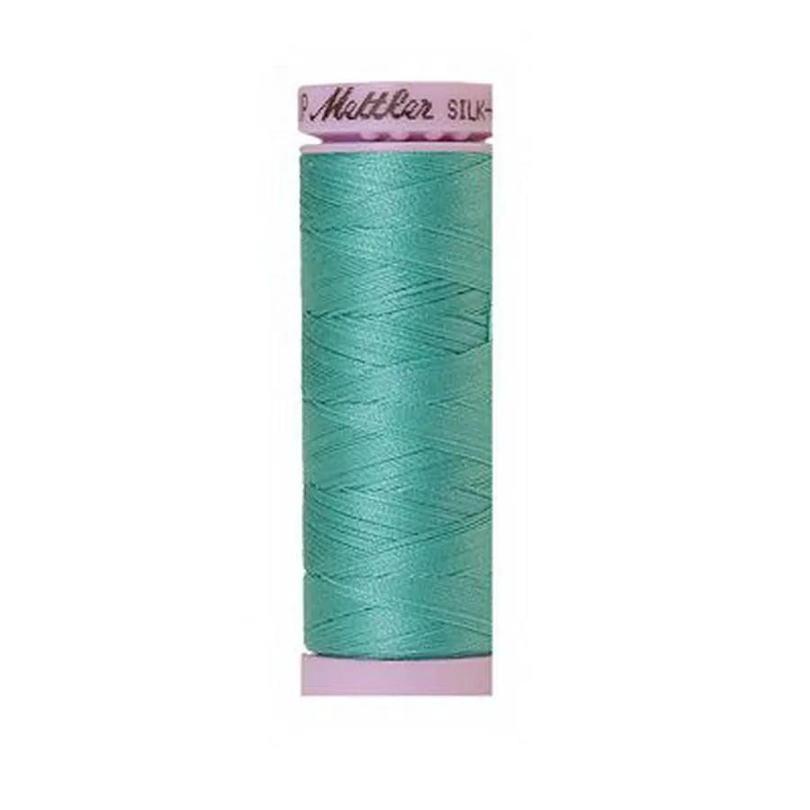 Silk Finish Cotton 50wt 150m (Box of 5) DEEP AQUA - Sewingmachinesplus.com