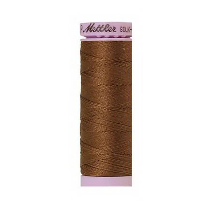 Silk Finish Cotton 50wt 150m (Box of 5) PECAN - Sewingmachinesplus.com