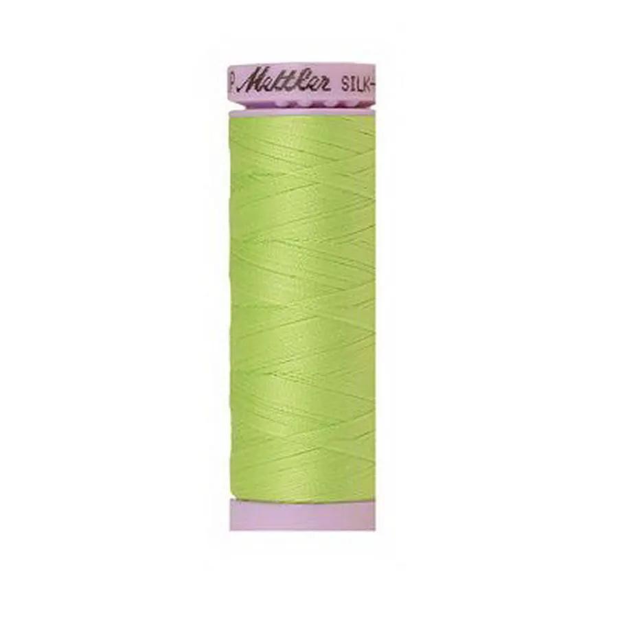 Silk Finish Cotton 50wt 150m (Box of 5) BRIGHT LIME GREEN - Sewingmachinesplus.com