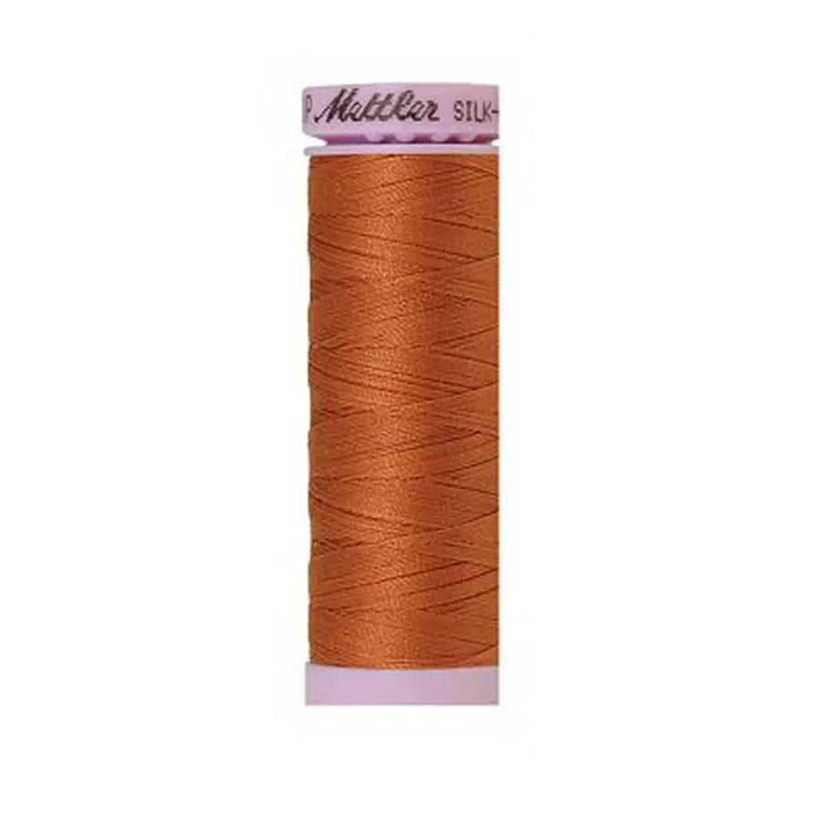 Silk Finish Cotton 50wt 150m (Box of 5) AMBER BROWN - Sewingmachinesplus.com