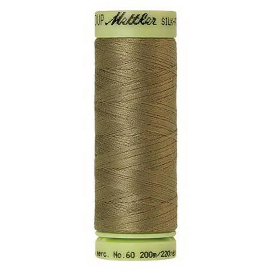 Silk Finish Cotton 60wt 220yd (Box of 5) OLIVE DRAB - Sewingmachinesplus.com