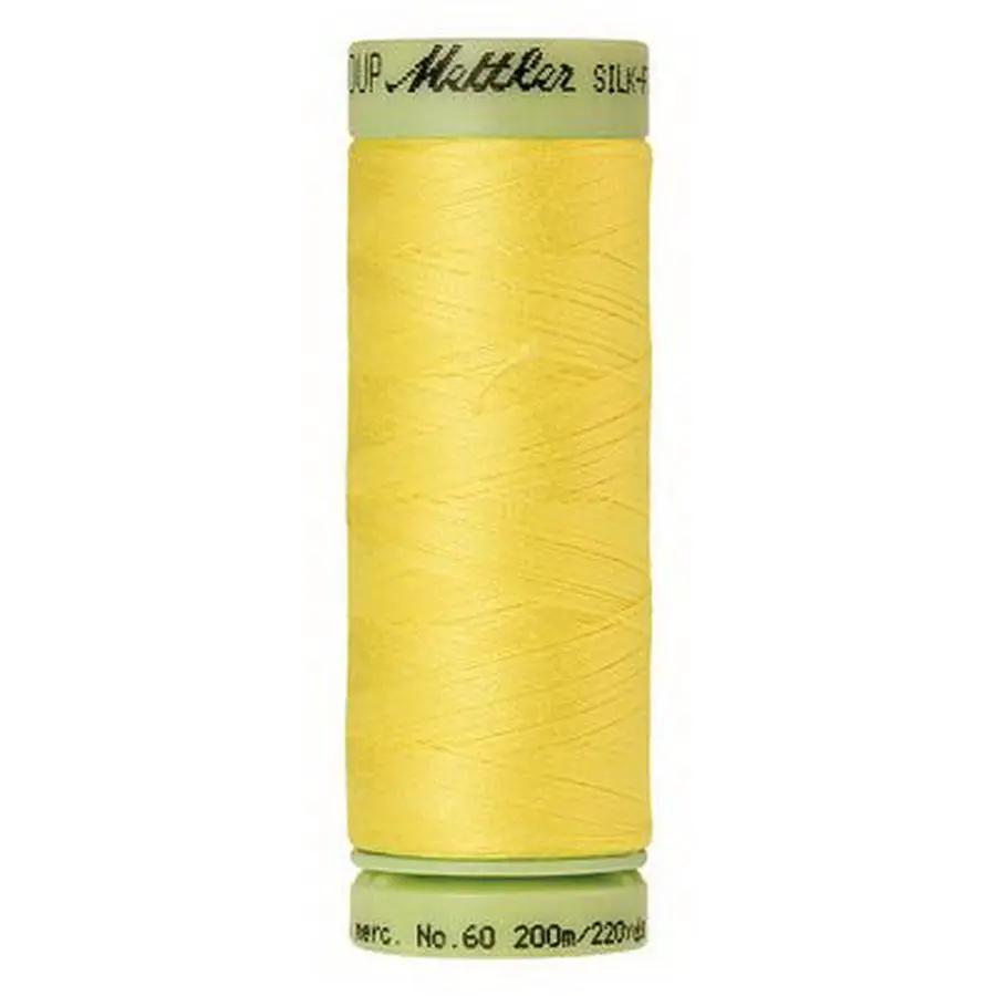 Silk Finish Cotton 60wt 220yd (Box of 5) LEMON ZEST - Sewingmachinesplus.com