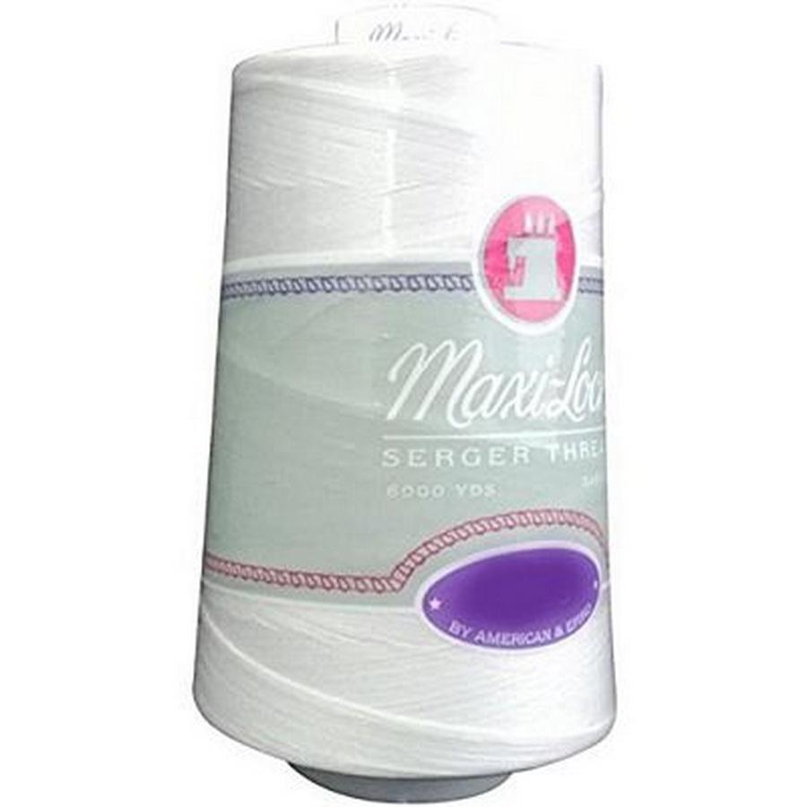 White Maxi - Lock 6000yds - Sewingmachinesplus.com