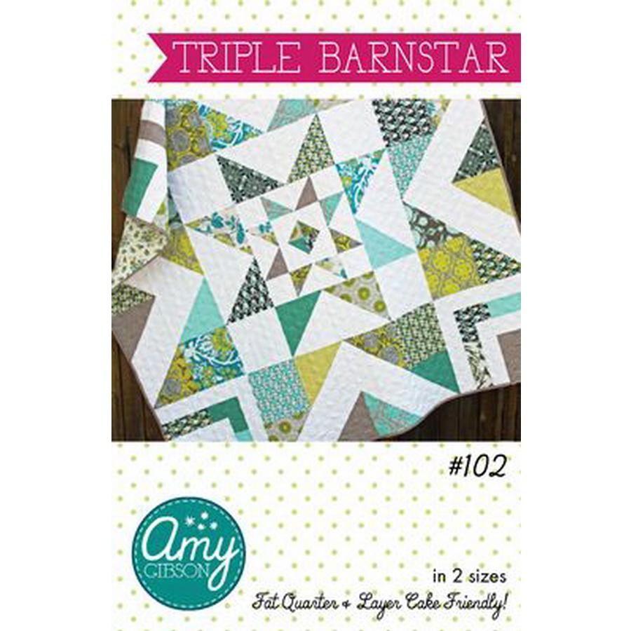 Triple Barnstar Quilt Pattern - Sewingmachinesplus.com