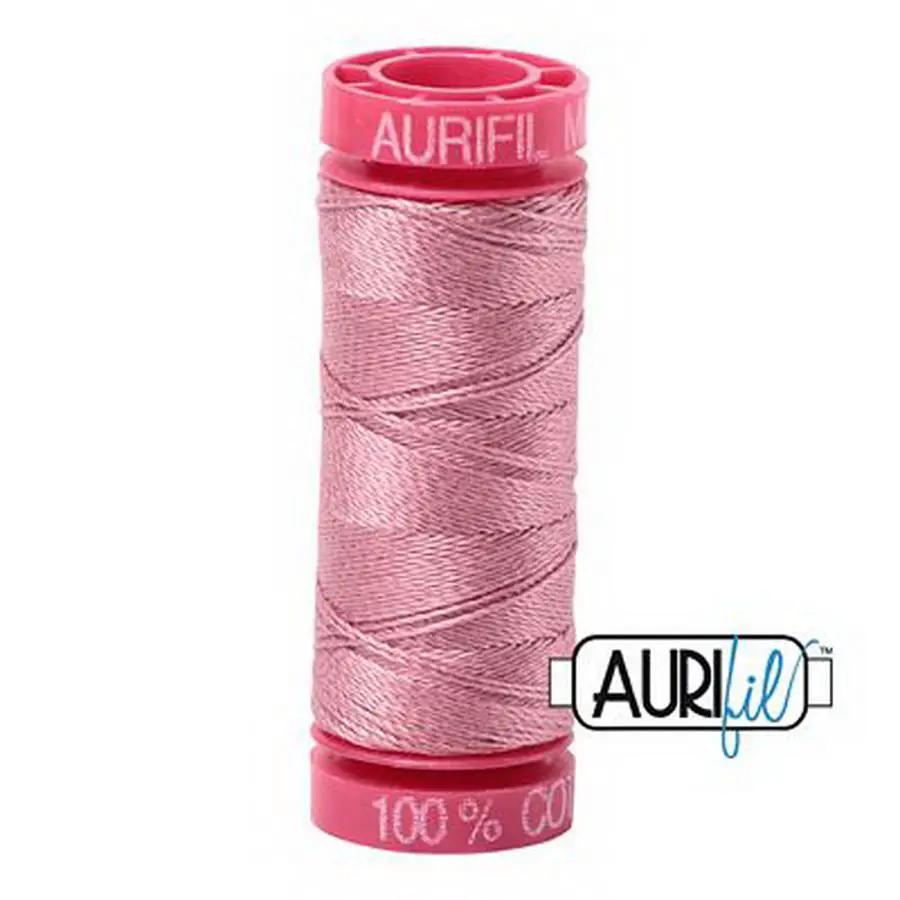 Aurifil Mako 12wt 55yd Victorian Rose - Sewingmachinesplus.com