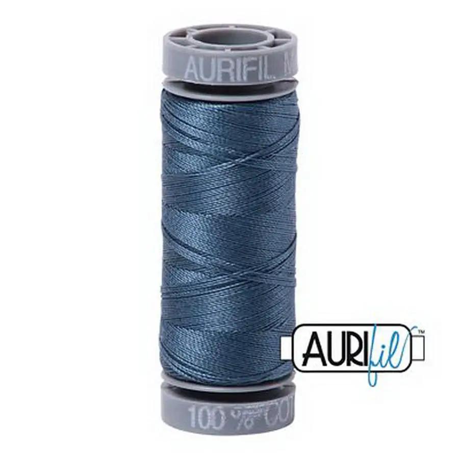 Mako Cotton 28wt 110 yds MEDIUM BLUE GREY BOX10 - Sewingmachinesplus.com