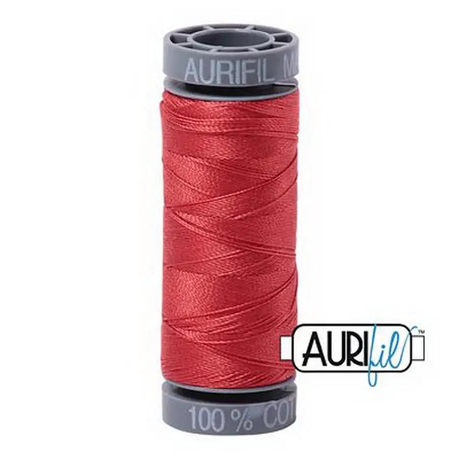 Mako Cotton 28wt 110 yds DARK RED ORANGE BOX10 - Sewingmachinesplus.com
