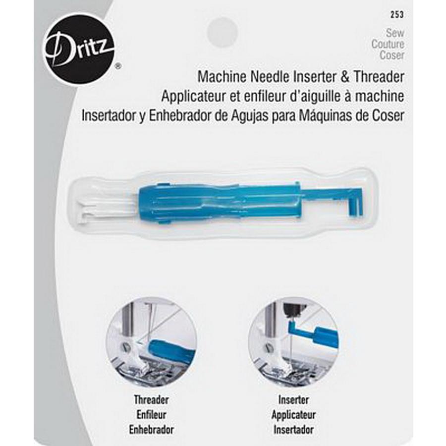 Dritz Mach.Needle Inserter&Thrder (Box of 3) - Sewingmachinesplus.com