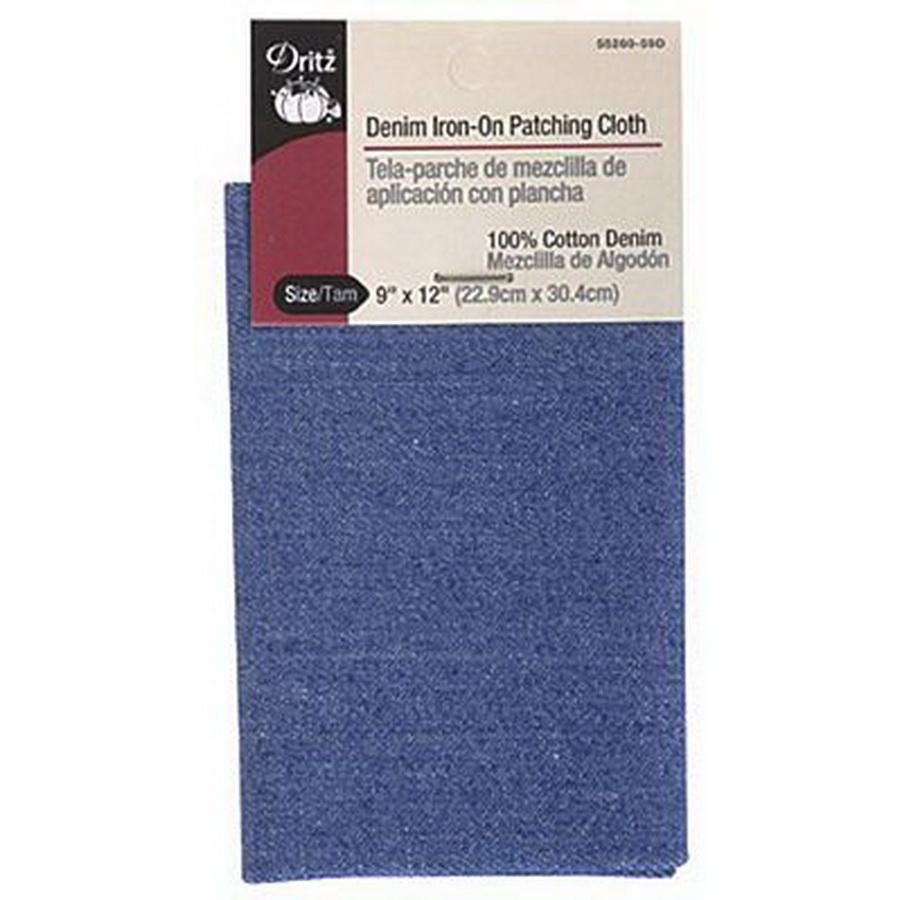 Dritz Iron - On Patch Cloth - Denim,FdBl (Box of 6) - Sewingmachinesplus.com