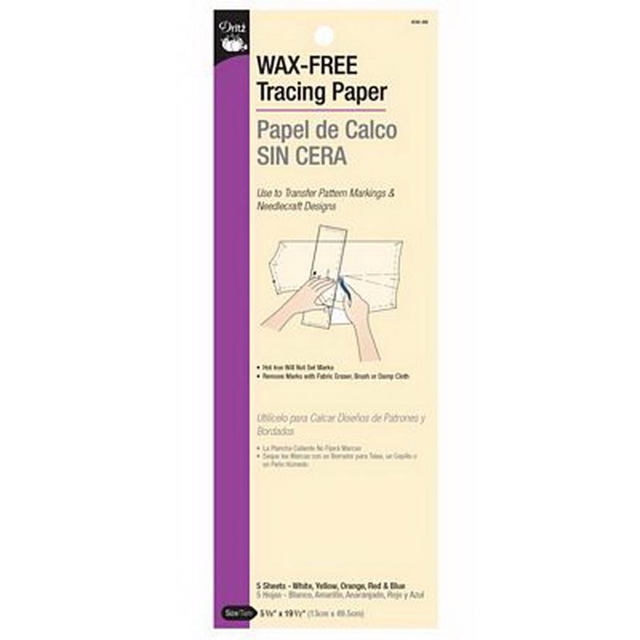 Dritz Tracing Paper (Box of 6) - Sewingmachinesplus.com