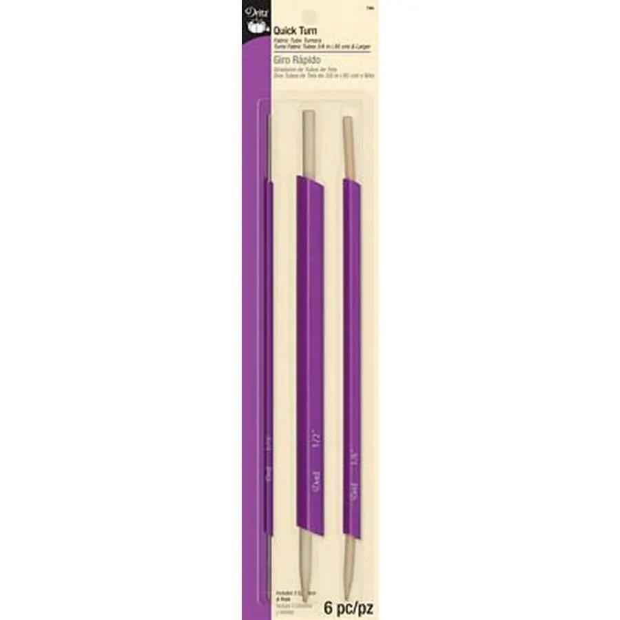 Dritz Quick Turn Fabric Tube Turner (Box of 3) - Sewingmachinesplus.com