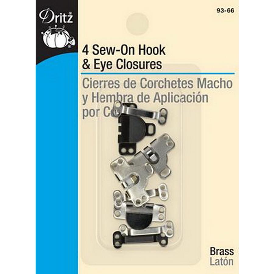 Hook & Eye Closures - Assorted 4ct BOX06 - Sewingmachinesplus.com